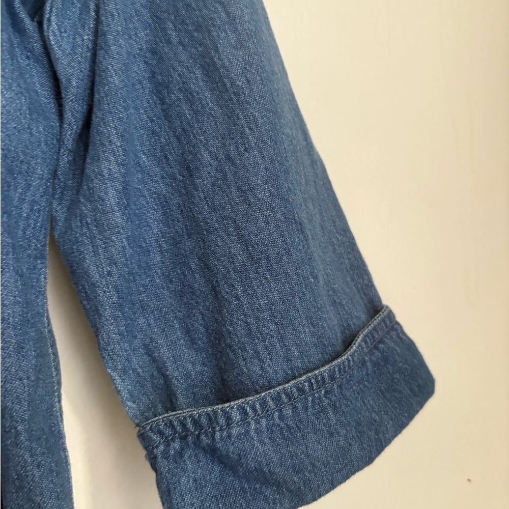 August Max Indigo Button-Down Shirt - image 4